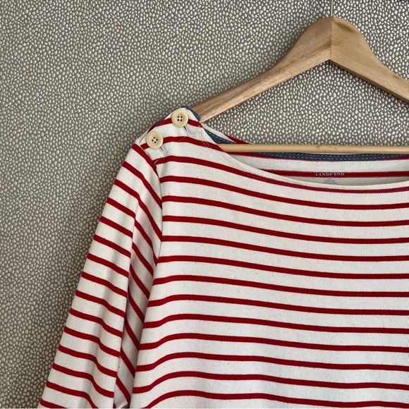 2X Lands’ End Boatneck Tunic Heavyweight Top - Picture 2 of 7